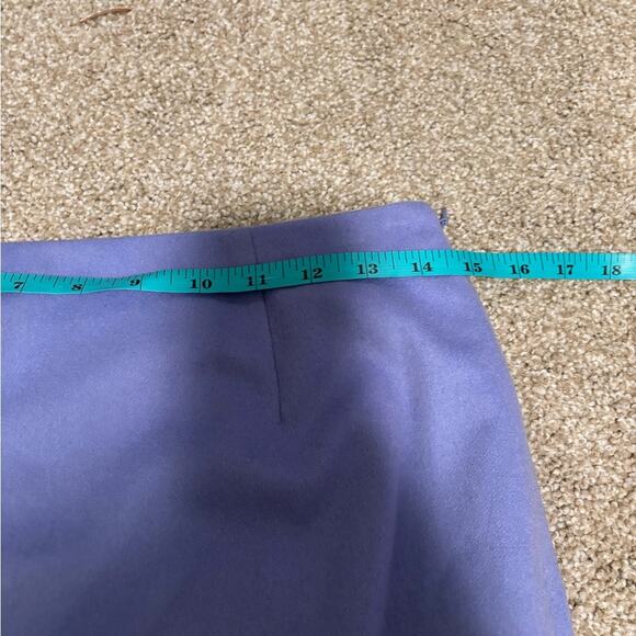 Ann Taylor Loft Periwinkle Purple Virgin Wool Blend Size 4 - Picture 7 of 8